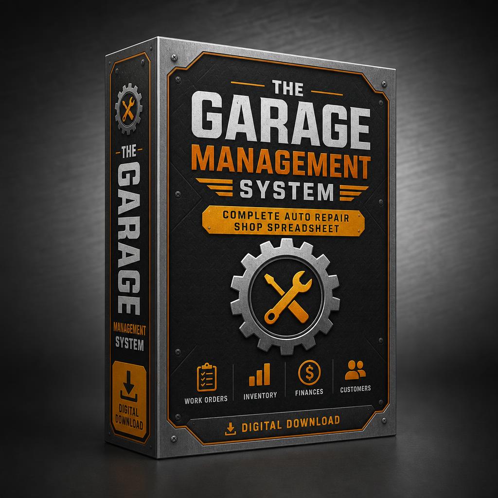The Garage Management System product box