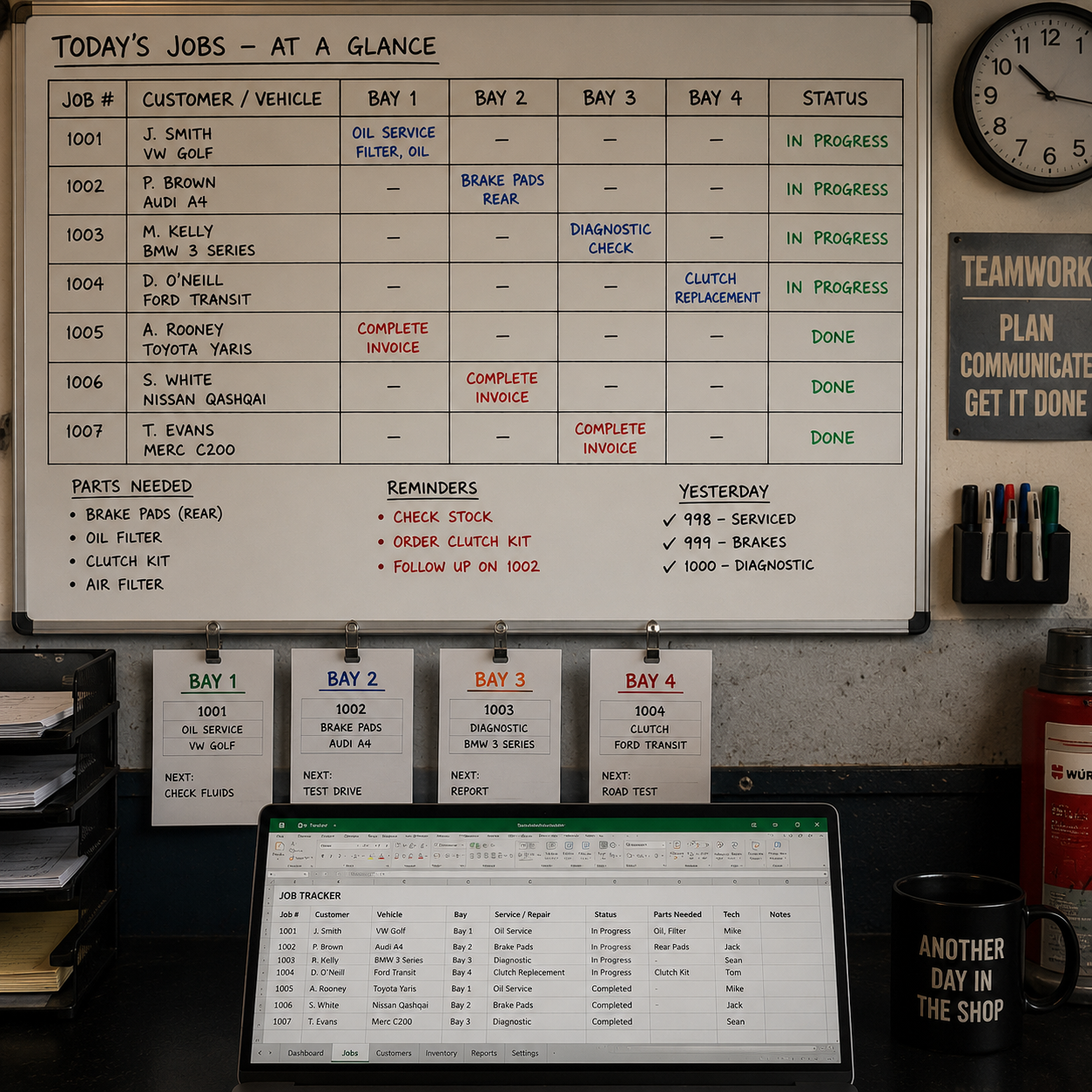 Liam O., Multi-bay Shop Owner from Ireland, using the Garage Management System