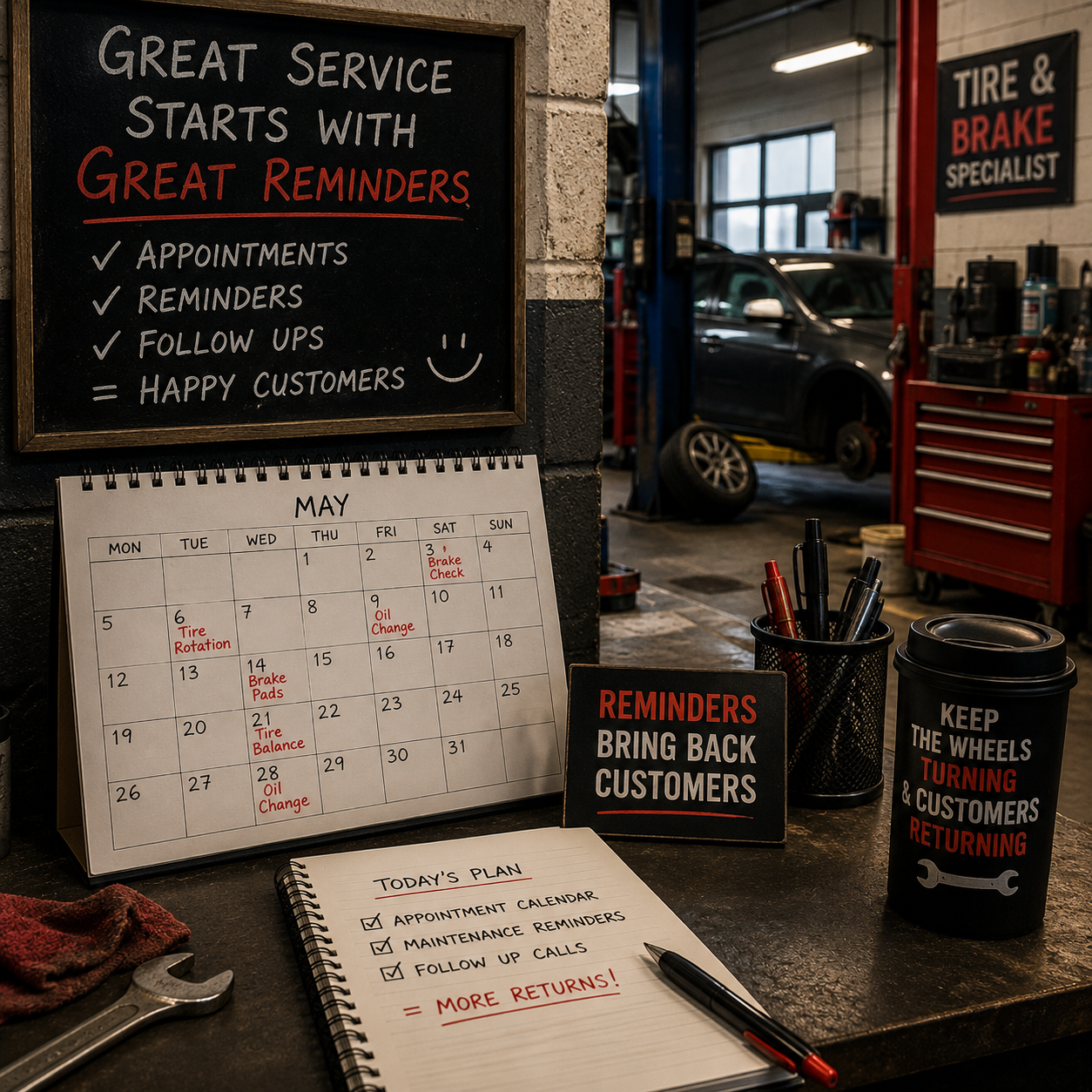 Pierre D., Tire & Brake Specialist from France, using the Garage Management System